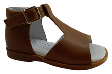 Beberlis Tan Leather Hightop Sandals