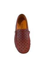 Atlanta Mocassin Burgundy Smooth V18 Hearts Leather Loafer
