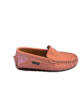 Atlanta Mocassin Saumon Patent Leather Penny Loafer