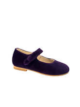 Shawn & Jeffery Lila Purple Velvet Mary Jane