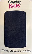 Girls Country kids Pearl Shimmer Black Tights
