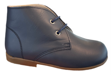 Shawn & Jeffery Baby Navy Leather Bootie 102