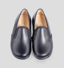 Beberlis Black Soft Leather Slip On Smoking Shoe