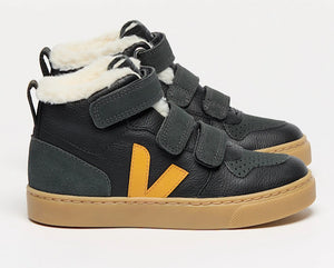 Veja Black Ouro Grafi Hightop Winter Sneakers