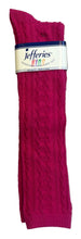 Girls Fuchsia Designed Jefferies Knee Socks