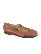 Beberlis Girls Blush Patent Leather T-Strap