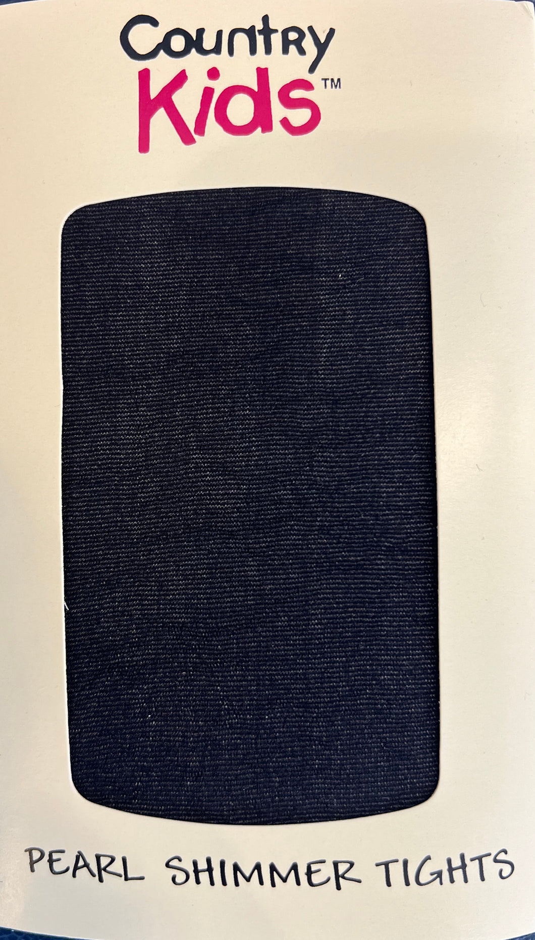 Girls Country kids Pearl Shimmer Black Tights