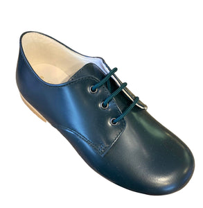 Shawn & Jeffery Mocasino Botella Green Leather Classic Oxford Dress Shoe