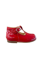 Shawn & Jeffrey Red Patent Baby 124 High Top TStrap
