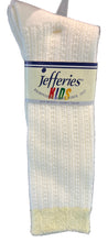 Girls Ivory Thick Jefferies Knee Socks