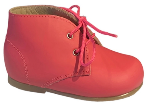 Shawn & Jeffery Baby Fuchsia Leather Booties