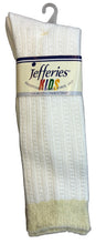 Girls Ivory Thick Jefferies Knee Socks