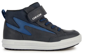 Geox Navy Avio Arzach Hightop Sneakers
