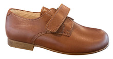 Beberlis Roble Tan Leather Classic Velcro Oxford Dress Shoe