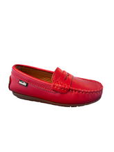 Venettini Reese Red Shiny Leather Mocassin Loafer