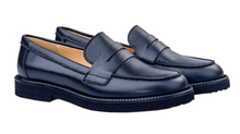 Beberlis Chunky Black Copete Tractor Slip On Loafers
