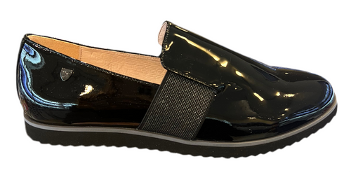 Venettini Noka Black Patent Leather Shoe