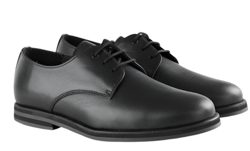 Beberlis Abel Black Leather Laces Classic Dress Shoes