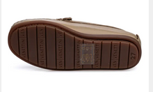 Venettini Morgan Taupe Shiny Leather Mocassin Loafer
