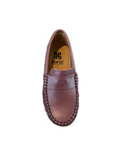 Porte Plum Pink Heart Mocassin Leather Penny Loafer