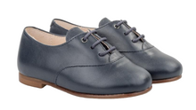 Beberlis Catina Azul Navy Leather Oxford Dress Shoes