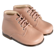 Beberlis Rene Old Pink Leather Baby Bootie