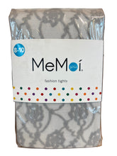 Me Moi Girls Silver Grey Design Tights
