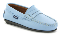 Atlanta Mocassin Blue Sky Smooth Penny Loafer