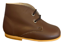 Shawn & Jeffery Baby Brown Brandy Taupe Leather Bootie 102