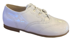 Shawn & Jeffery White Patent Dress Shoe