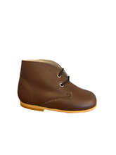 Shawn & Jeffery Baby Brown Brandy Taupe Leather Bootie 102