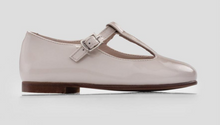 Beberlis Girls Nude Patent Leather T-Strap