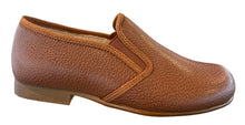 Beberlis Bufalo Taba Leather Slip On Smoking Shoe