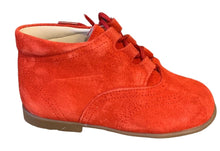 Shawn & Jeffery Red Suede Leather Baby Bootie