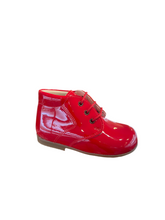Shawn & Jeffery Baby Red Patent Classic Leather Booties 113