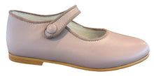 Shawn & Jeffery Box Rosa Palo Pink Leather Wide Girls Button Mary Jane