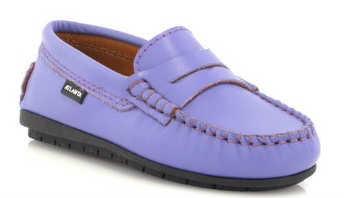 Atlanta Mocassin Lilac Smooth Penny Loafer