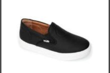 Venettini Skyler Black Gum Slipon Leather Sneaker Shoe