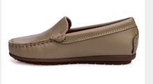 Venettini Morgan Taupe Shiny Leather Mocassin Loafer
