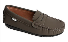 Venettini Reese Wood Gum Penny Leather Mocassin Loafer