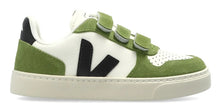 Veja Pure Black Kiwi Leather Velcro Sneakers