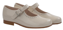 Beberlis Marion Beach Cream Patent Leather Classic Mary Jane