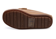Venettini Reese Mocha Shiny Penny Leather Mocassin Loafer