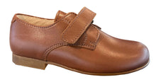 Beberlis Roble Tan Leather Classic Velcro Oxford Dress Shoe