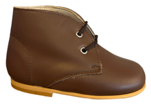 Shawn & Jeffery Baby Brown Brandy Taupe Leather Bootie 102