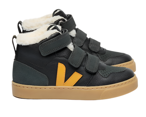 Veja Black Ouro Grafi Hightop Winter Sneakers