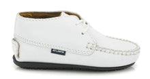 Atlanta Baby White Safiano Leather Bootie