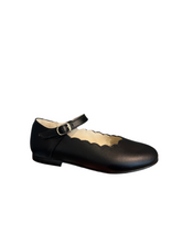 Shawn & Jeffery Black Leather Design Mary Jane