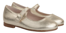 Beberlis Valeria Gold Eclat Te Leather Mary Jane