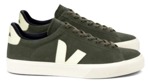 Veja Green Suede Mud Lace Up Sneaker Shoes